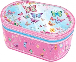 Ovale speeldoos - vlinders Pecoware