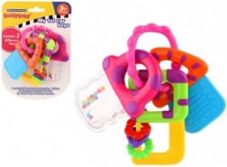 Rammelaar en bijtring sleutels voor baby’s 3m+