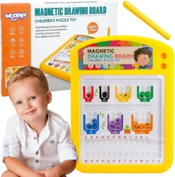 woopie magnetisch montessori tekenbord met metalen bolletjes