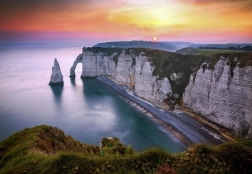 Puzzel uitzicht op Étretat 1000 stukjes