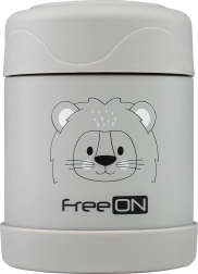 FreeON Thermo Etensdoos RVS 350 ml grijs