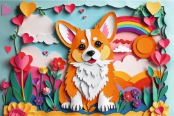 Trefl Puzzle Paper Art: puppy 160 stukjes