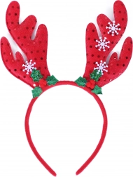 Kerst haarband met rendiergewei voor kinderen