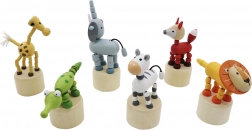 Safari houten knijpdiertje