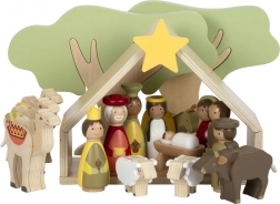 Kerststal van hout small foot