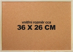 Kurken puzzelonderlegger VICTORIA 36 × 26 cm