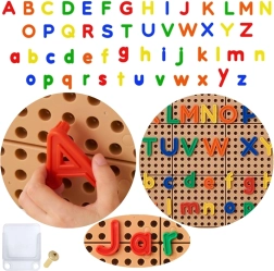 MASTERKIDZ alfabetpinnen voor STEM-wanden – hoofd- en kleine letters, 122 stuks