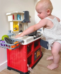 WOOPIE interactieve XL-kinderenkeuken met stoom en stromend water