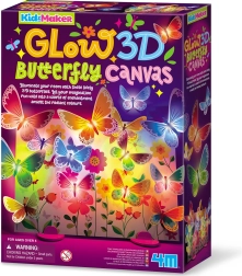 MAC TOYS 4M lichtgevend 3D-vlindercanvas