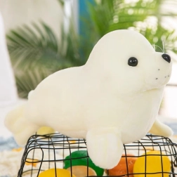 Pluchen witte zeehond 24 cm