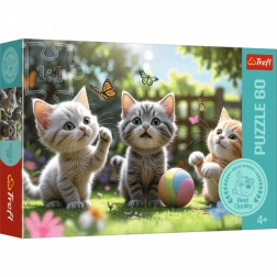 Puzzel 60 stukjes drie kittens TREFL