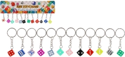 Sleutelhanger – dobbelsteen 7 cm