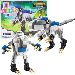 Bouwset 2-in-1 tyrannosaurus rex en robot, 67 stukjes