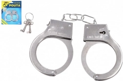 Metalen politiehandboeien met sleutel voor kinderen
