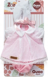 Outfit voor Reborn-aapje 32 cm – 3-delige set GUCA