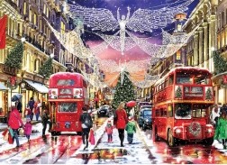 Puzzel Kerst Regent Street XL 500 stukjes GIBSONS