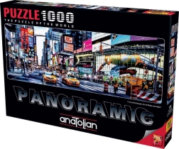 Panoramische puzzel Times Square 1000 stukjes