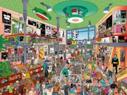 HEYE puzzel Muziekwinkel, 1500 stukjes