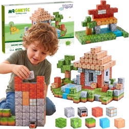 Woopie magnetische bouwstenen World of Blocks, 108 onderdelen