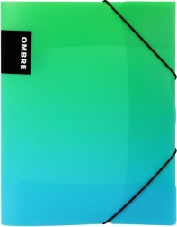 Map met elastiek A4 PP VERDE groen