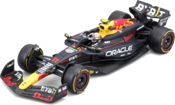 Bburago 1:43 Formule F1 RED BULL RACING RB20 2024 met coureur en vitrinekast
