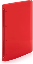 A4 ordner met vier ringen rood