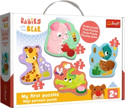 Puzzle Baby Classic – baby-diertjes TREFL