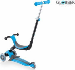 Globber Go Up vouwbare plus step hemelblauw