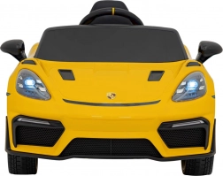 Elektrische kinderauto Porsche 718 Spyder RS – geel