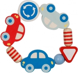 Houten auto’s met aanraakring