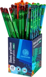 Driehoekige grafietpotlood HB ASTRA Pixel One