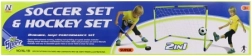 Voetbal- en hockeydoel 2-in-1 voor kinderen