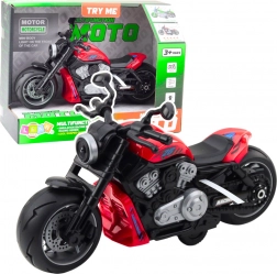 Speelgoedmotor rood met licht- en geluidseffecten