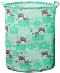 Groene speelgoedmand