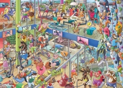 Puzzle HEYE dierengym – 1000 stukjes