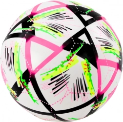 Rubberen bal met opvallende patronen, wit, 24 cm