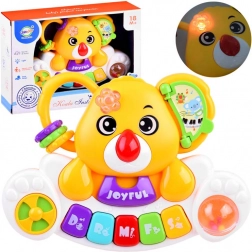 Kleurrijk kinderpianootje met vrolijke dierengeluiden – Kleurrijk