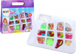 Creatieve set kleurrijke kralen voor het maken van sieraden