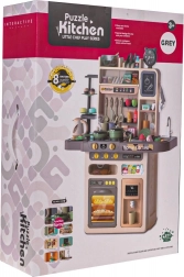 Kinderkeuken met verlichting en geluiden, 87 delen