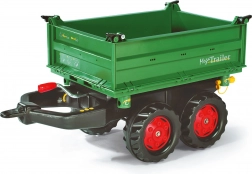 Geweldige groene aanhangwagen Mega Trailer voor tractor Rolly Toys