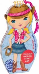 We kleden de Amerikaanse poppen Amy aan – kleurplaten en stickers (Slowaaks)