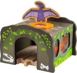 Bigjigs Rail dinosaurus-tunnel T. rex voor houten treinbanen