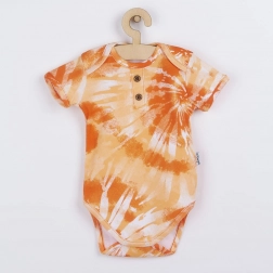 Babybody van katoen met korte mouwen Nicol Tomi – oranje