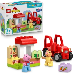 LEGO DUPLO Peppa Pig Tractor en markt