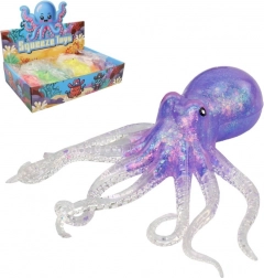 Glitterende Octopus 18 cm
