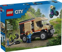 LEGO City bestelwagen met mountainbikes
