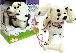 Interactieve dalmatiër aan de lijn met afstandsbediening in de vorm van een bot