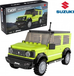 Bouwset CaDA SUZUKI Jimny 1:24 groene terreinwagen 192 stukjes