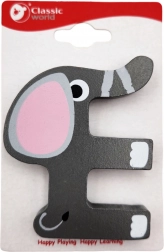 Houten letter E CLASSIC WORLD