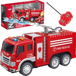 woopie op afstand bestuurbare brandweerauto RC met water sproeien functie